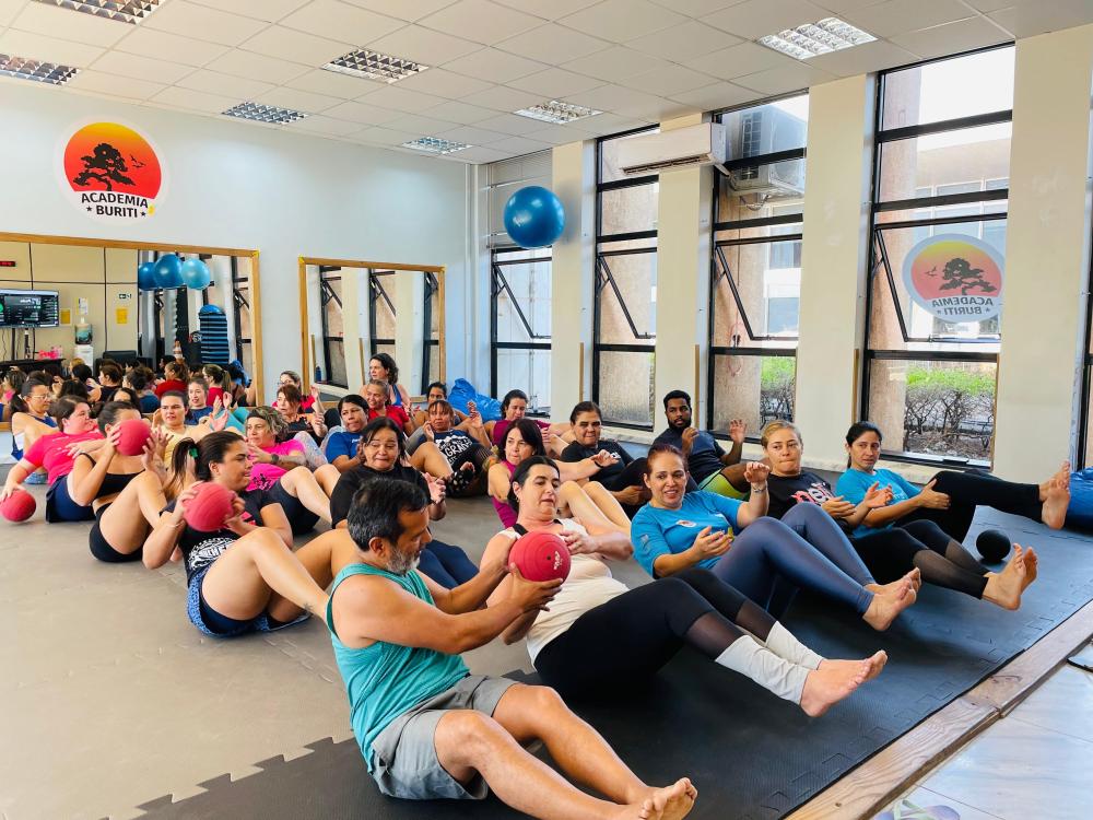 Capa da notícia: Academia Buriti amplia impacto positivo na saúde dos servidores